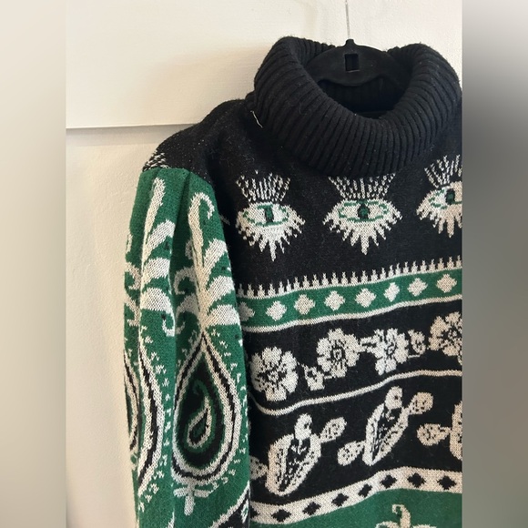 Farm Rio Mystic Scarf Sweater Dress - Picture 4 of 7